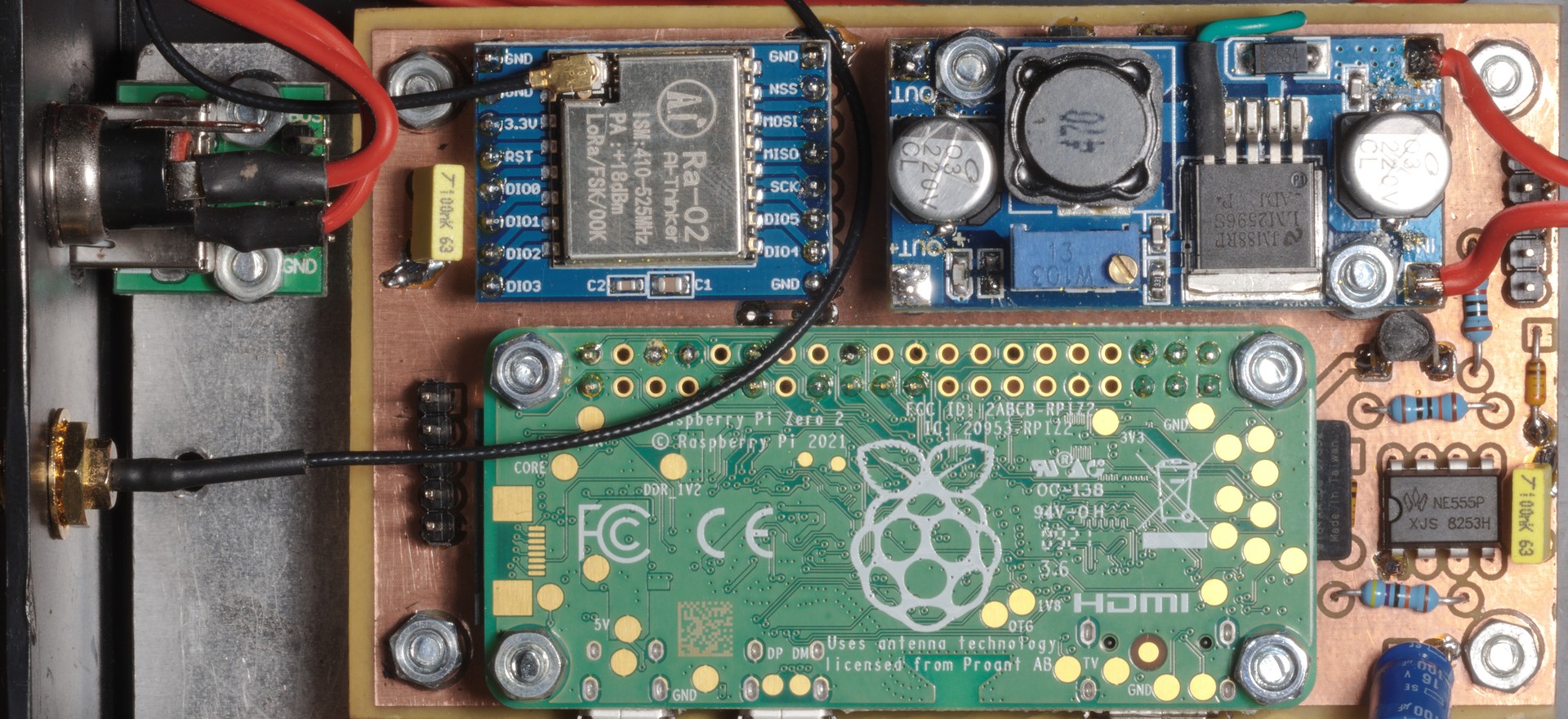 Raspberry Pi LoRa shield prototype