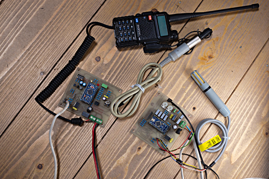 prototype APRS telemetry module prototype APRS telemetry module