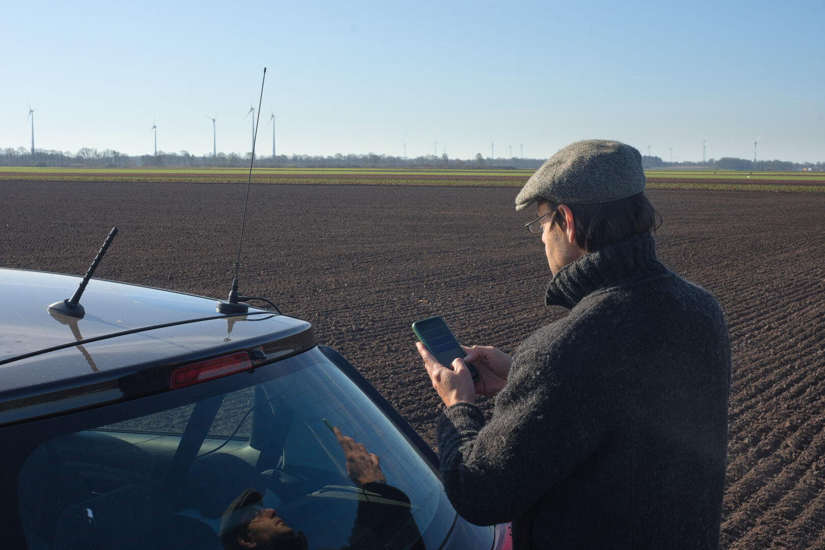 In the field In the field