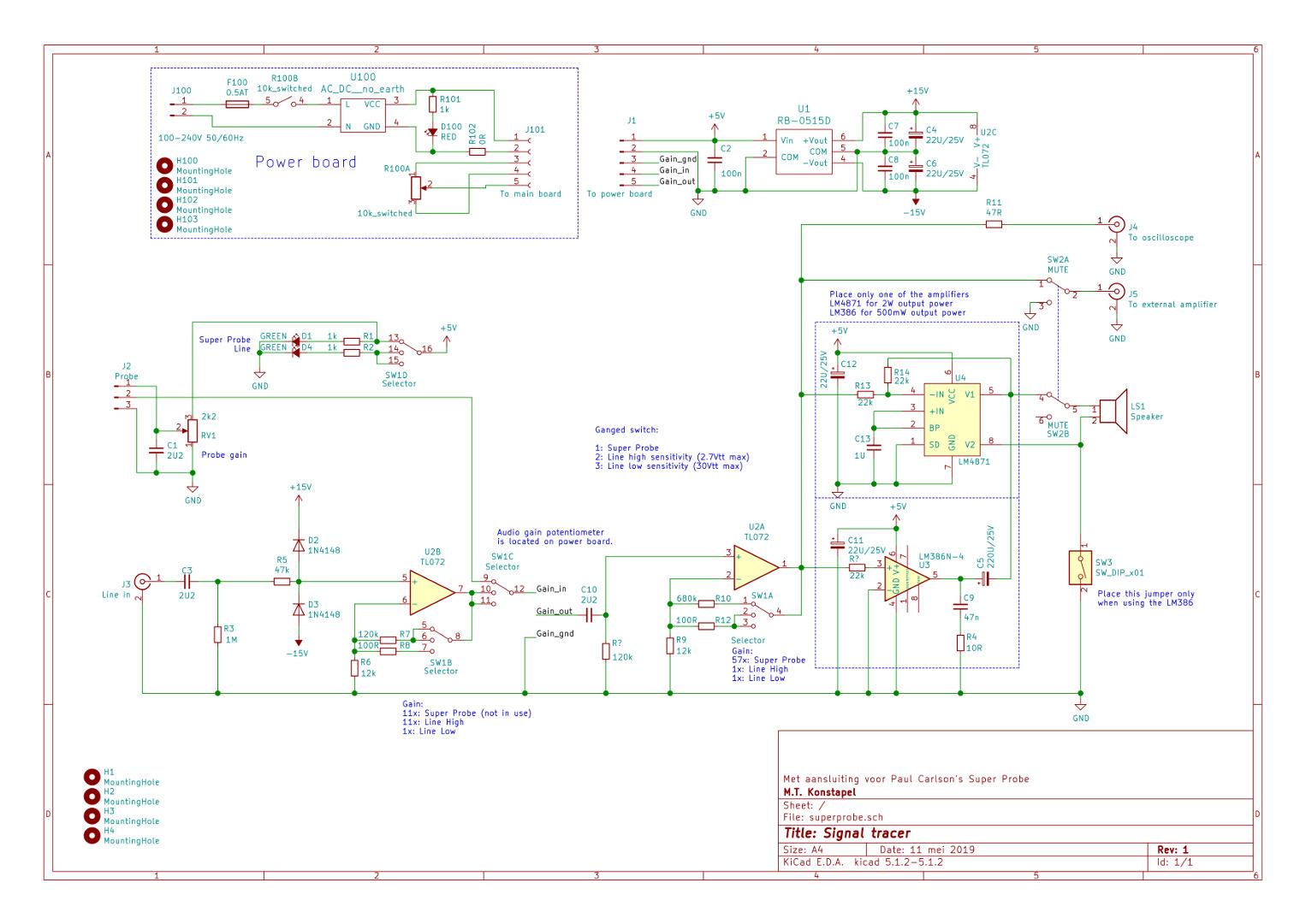 Schema signaalvolger Schema signaalvolger