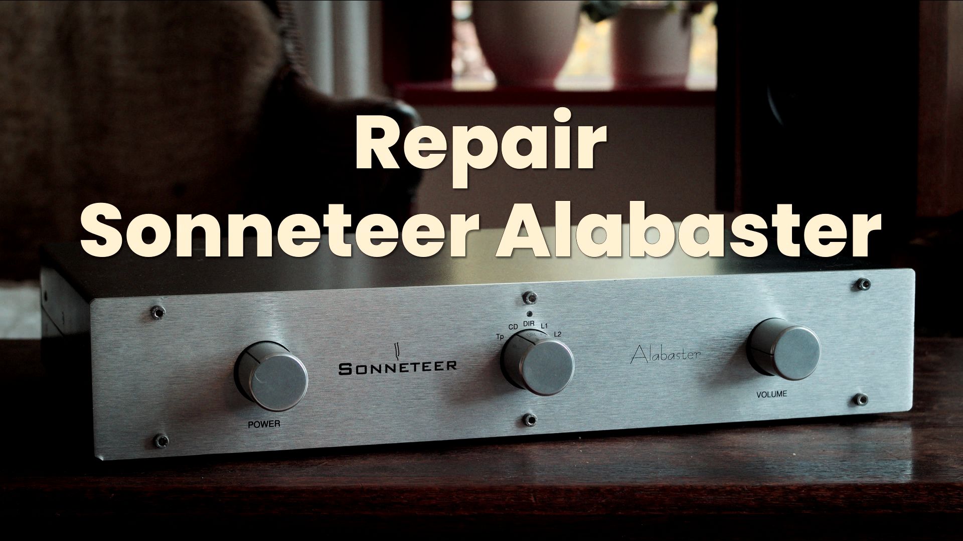 Repairing a Sonneteer Alabaster audio amplifier Repairing a Sonneteer Alabaster audio amplifier