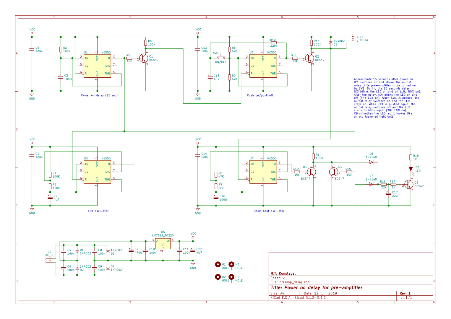 Schema inschakelvertraging